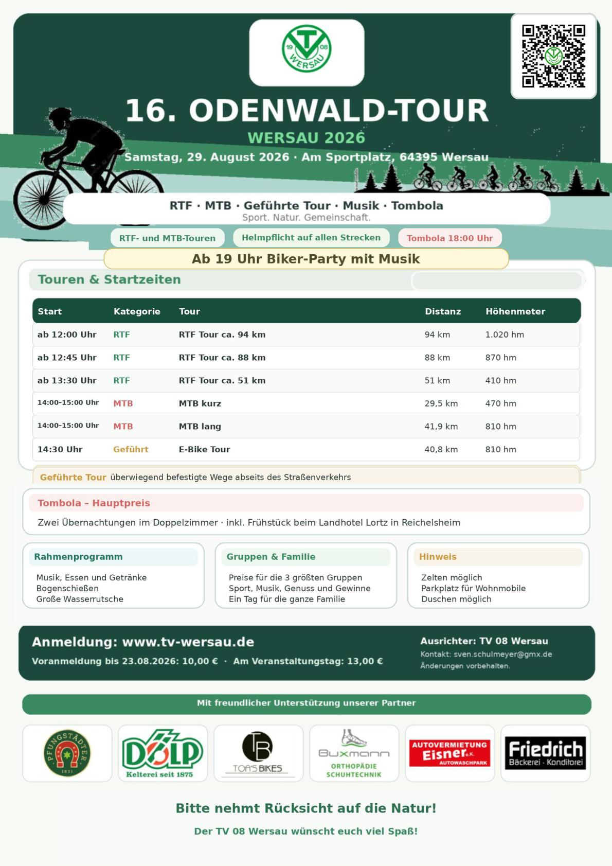 TV1908 Wersau 16. MTB Tour